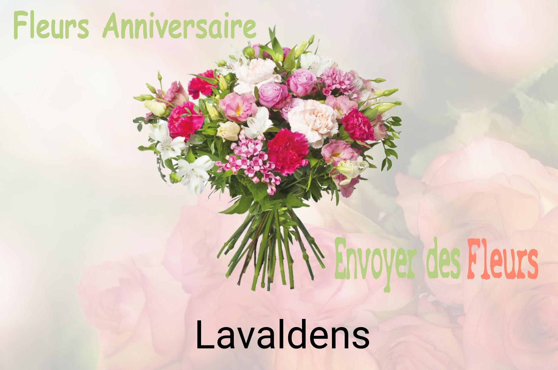 Bouquet de fleurs d’anniversaire livré à Lavaldens