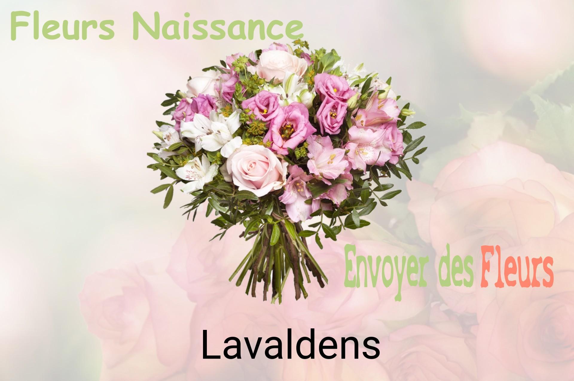 Bouquet de fleurs de naissance livré à Lavaldens